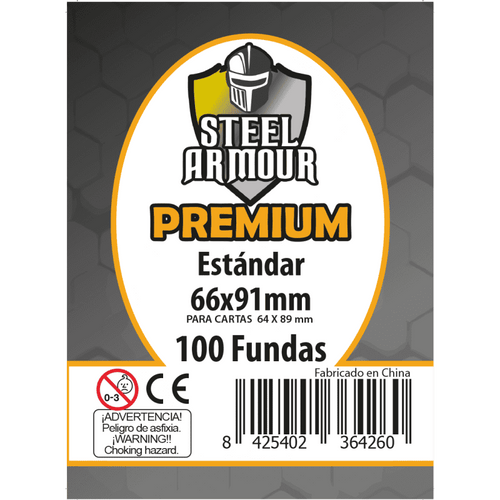 100 Fundas tamaño Estándar Premium (66x91mm)