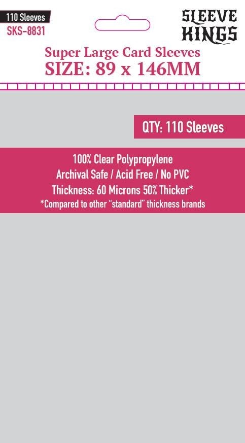 Sleeve Kings Super Large Sleeves (89x146mm)