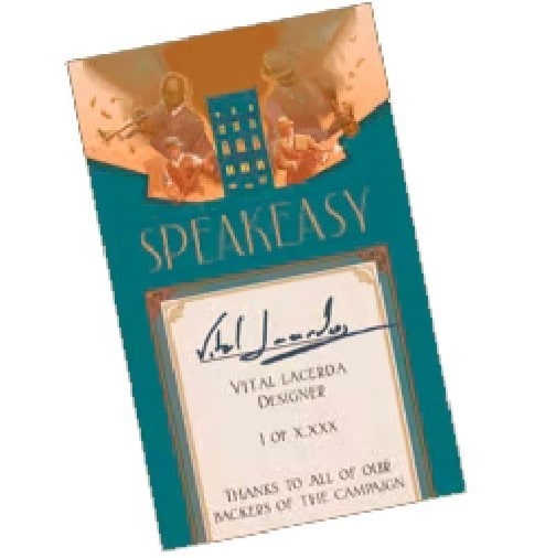 Speakeasy Edición Kickstarter+extras