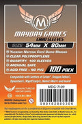 Yucatan Narrow Card Game Sleeves 54 X 80 MM (100 pack)