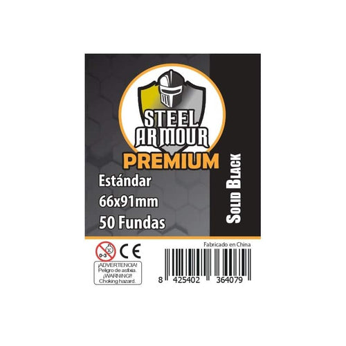 50 Fundas opacas - reverso negro (66x91mm)