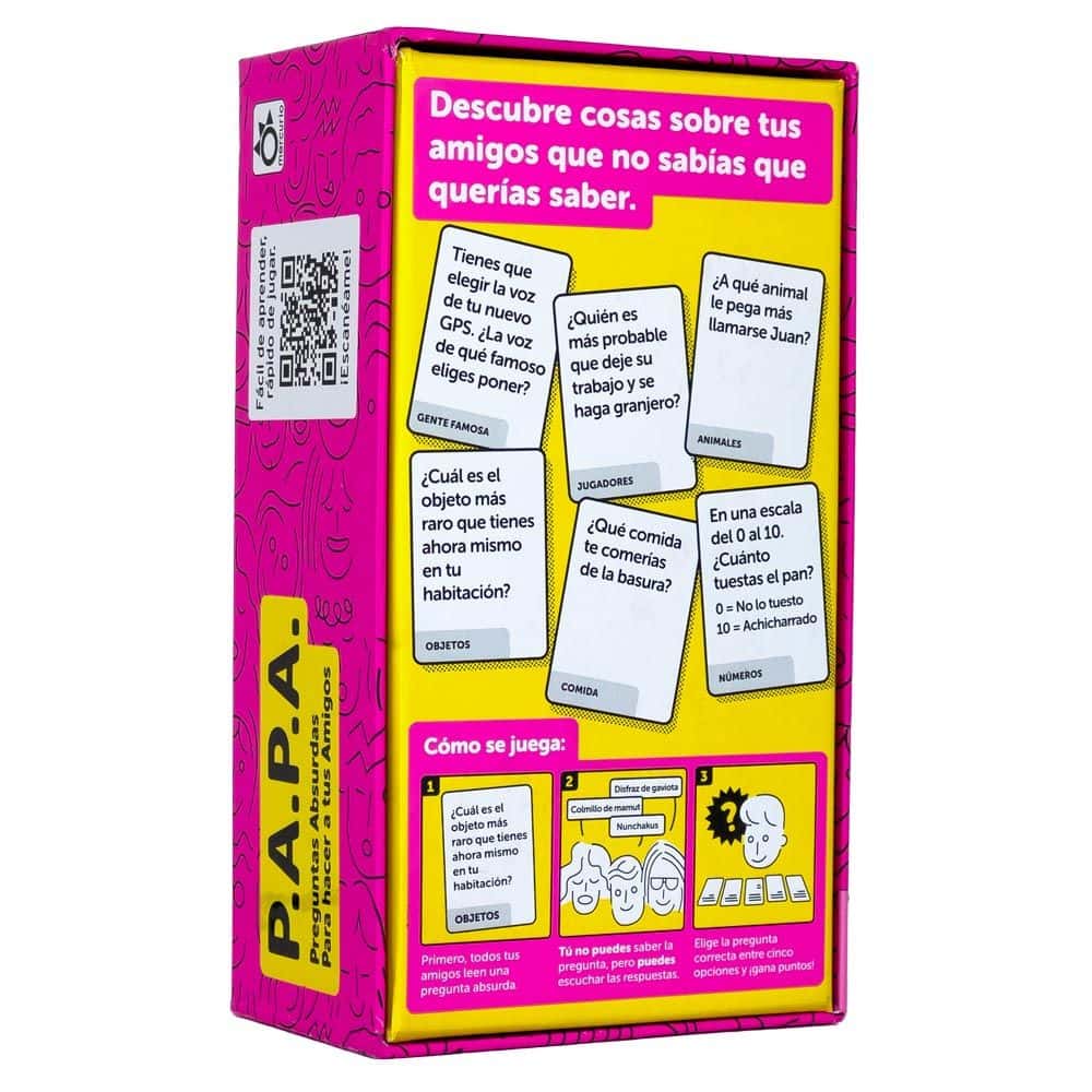 P.A.P.A. (Preguntas Absurdas Para hacer a tus Amigos)