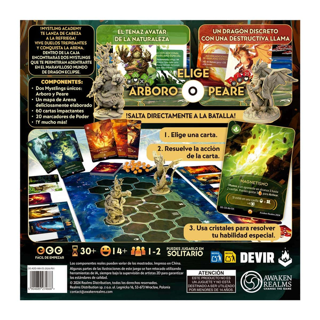 Dragon Eclipse: Mystling Academy – Peare contra Arboro