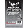 [7144] Premium Magnum Silver Sleeve: 70 X 110 MM Sized -"Lost Cities" (pack of 50)
