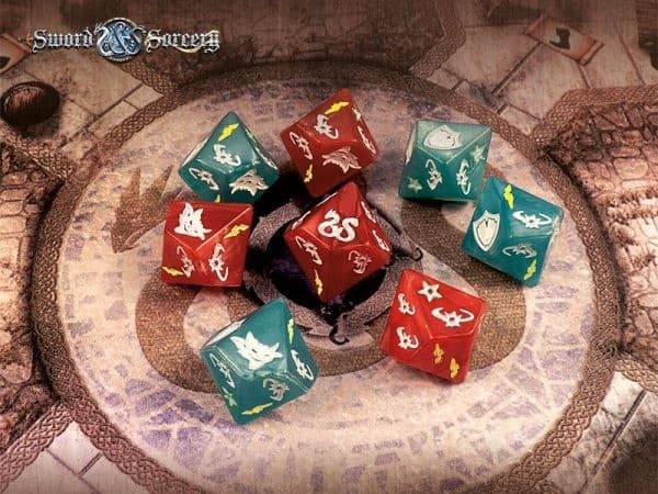 SWORD &amp; SORCERY - DADOS