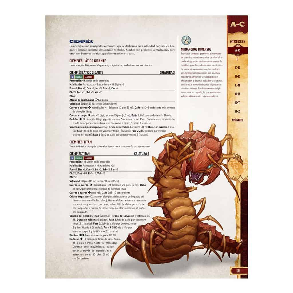 Pathfinder 2ª ed. - Bestiario 2