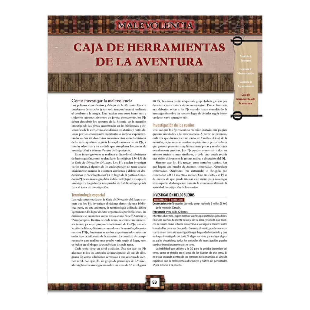 Pathfinder 2ª ed. - Malevolencia