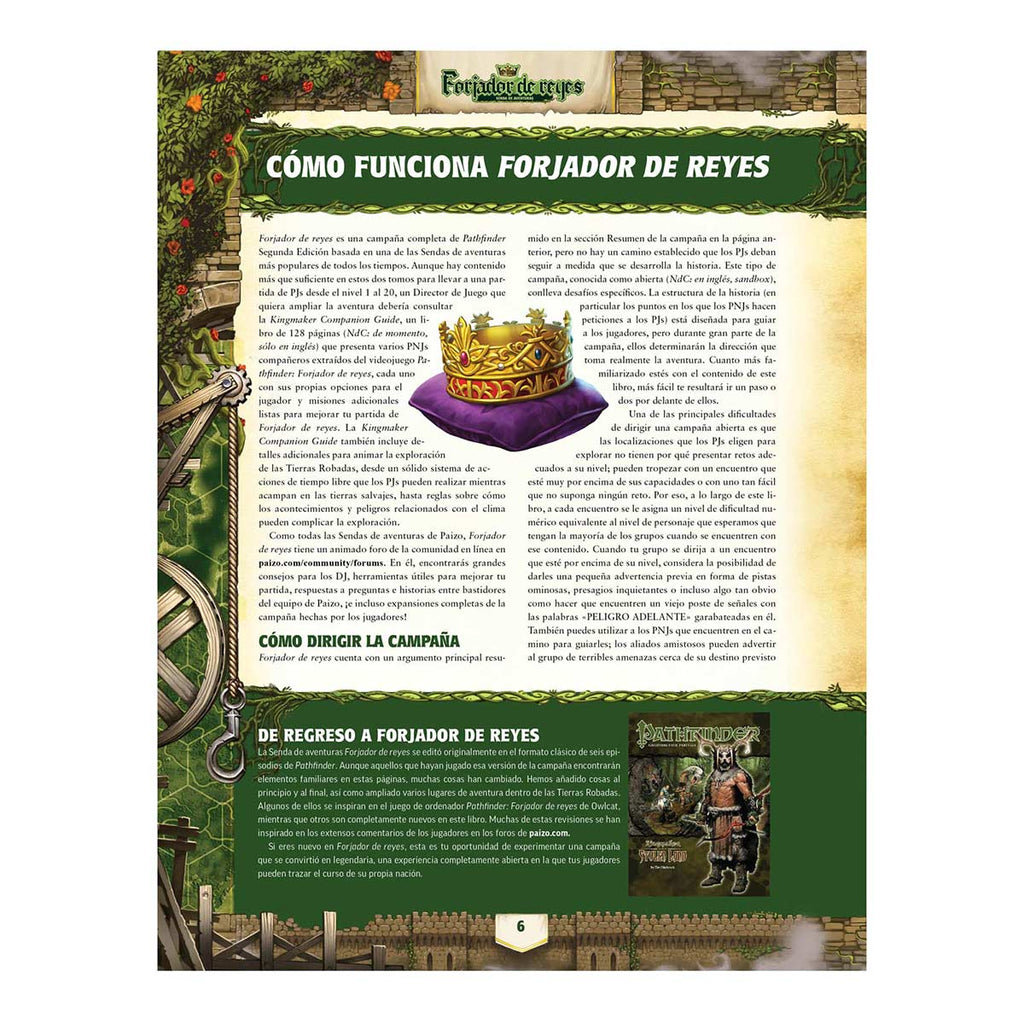 Pathfinder 2ª ed. - Forjador de reyes - Tomo 1