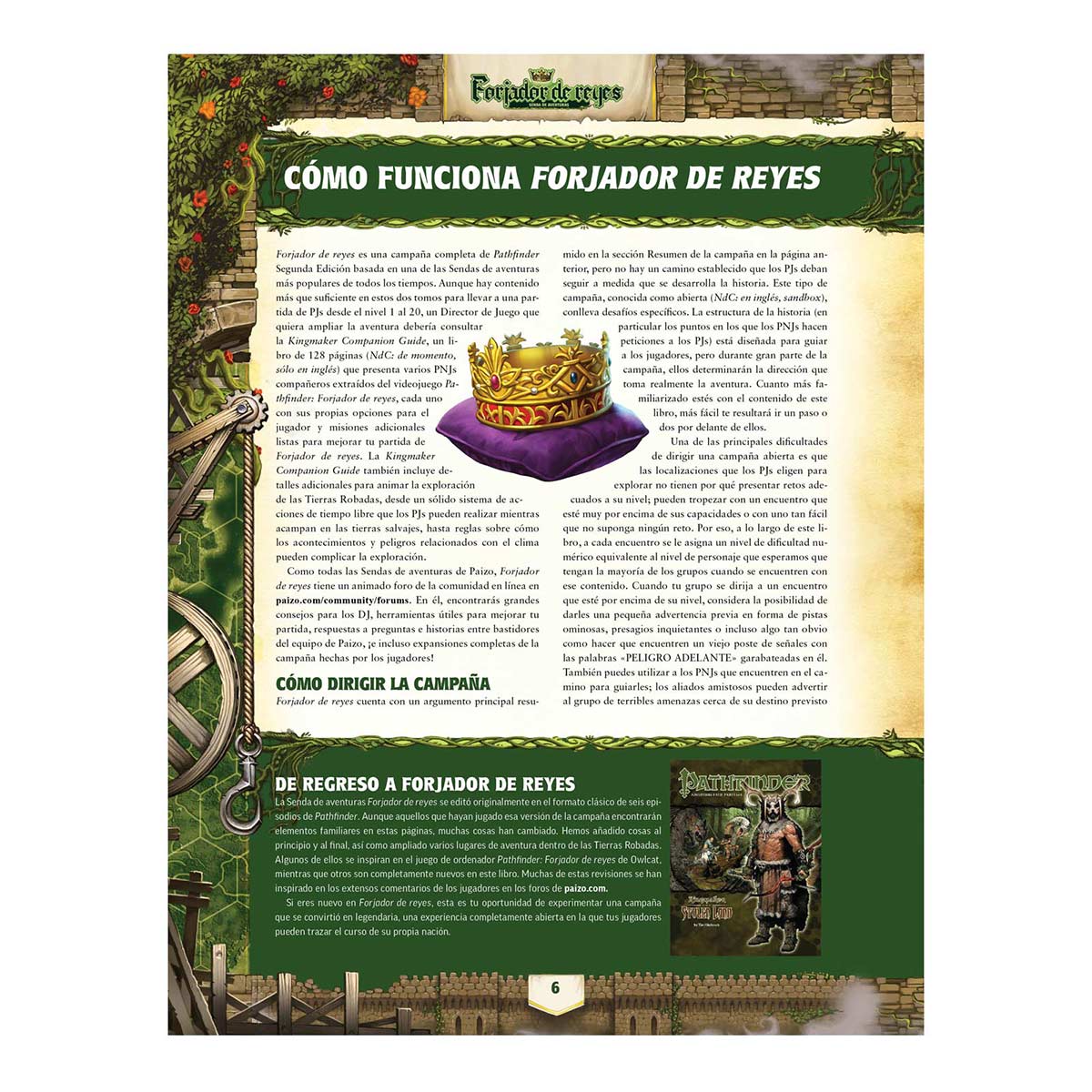 Pathfinder 2ª ed. - Forjador de reyes - Tomo 1