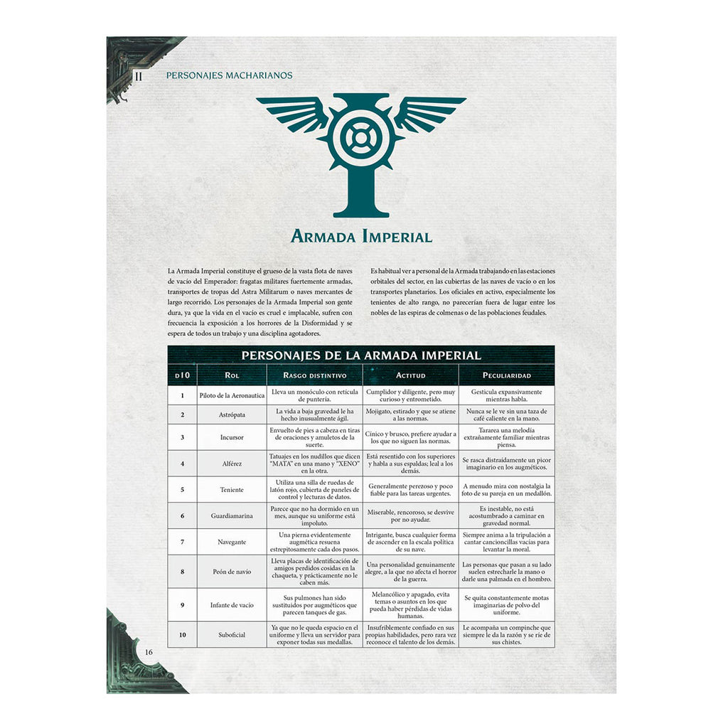 W40K Imperium Maledictum - Pantalla del Director de Juego