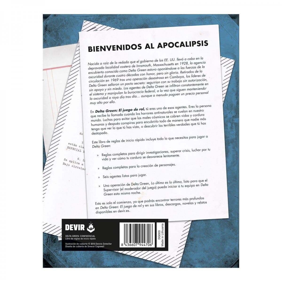 Delta Green - Pantalla y Libreto Confidencial