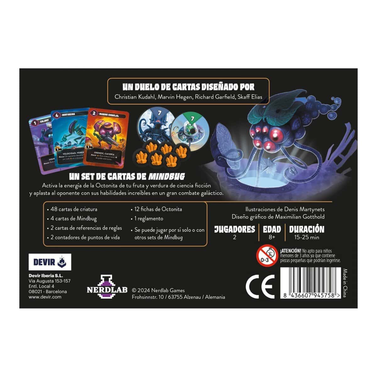 Mindbug Batalla de Frutas Galaxia
