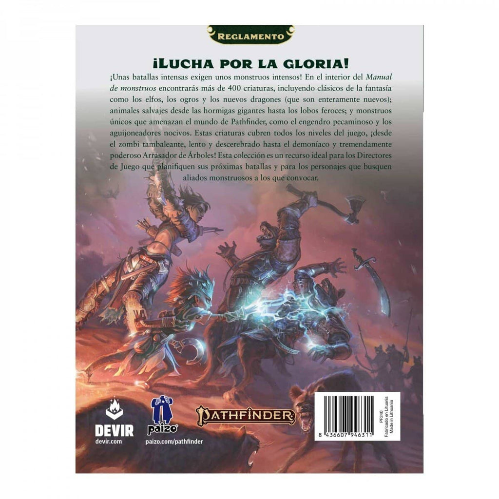 Pathfinder 2º ed - Manual de monstruos