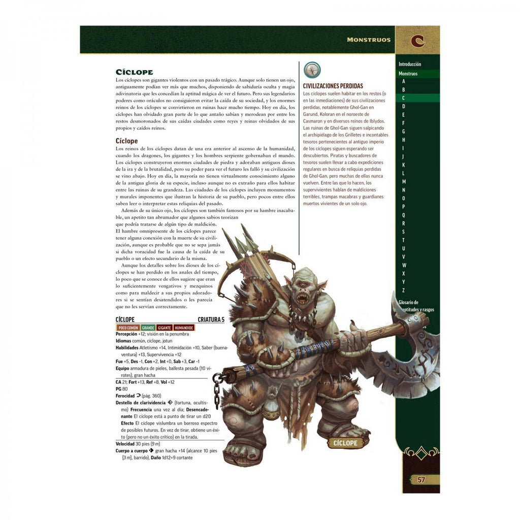Pathfinder 2º ed - Manual de monstruos