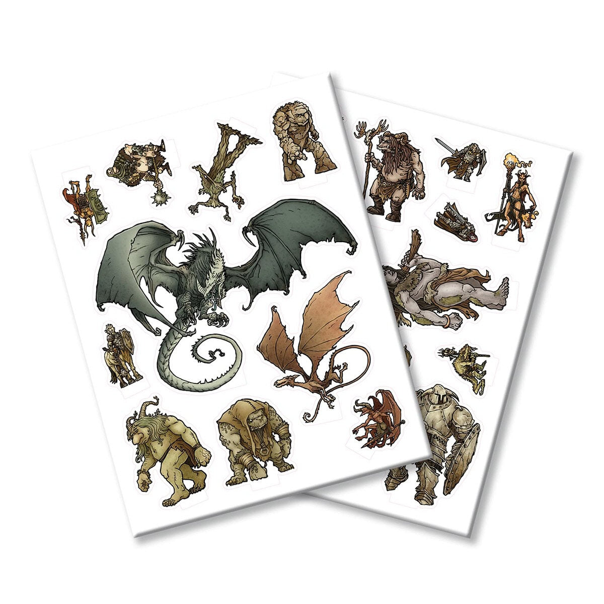 Dragonbane - Peones del Bestiario + mapa