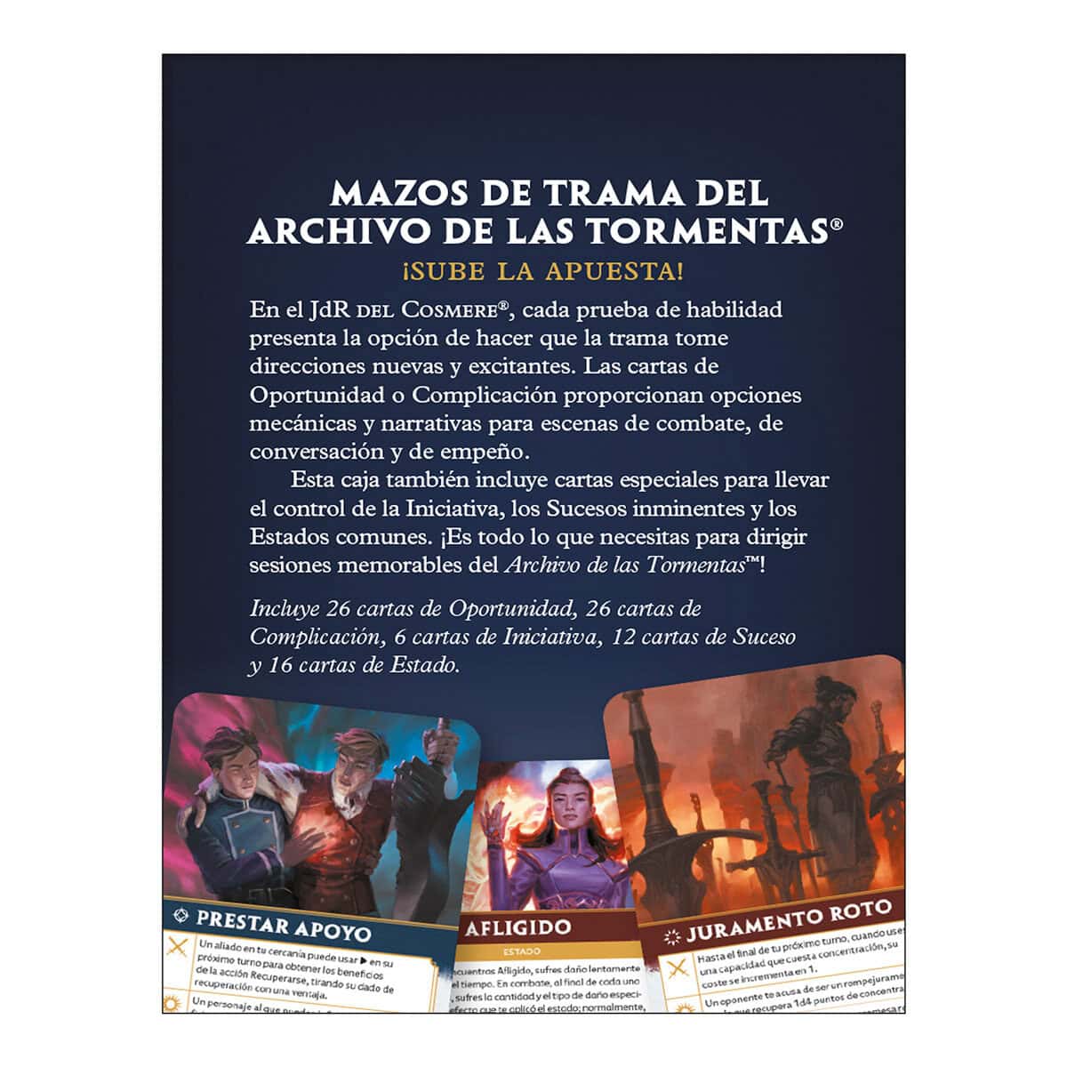 El Archivo de las Tormentas - Mazos de trama
