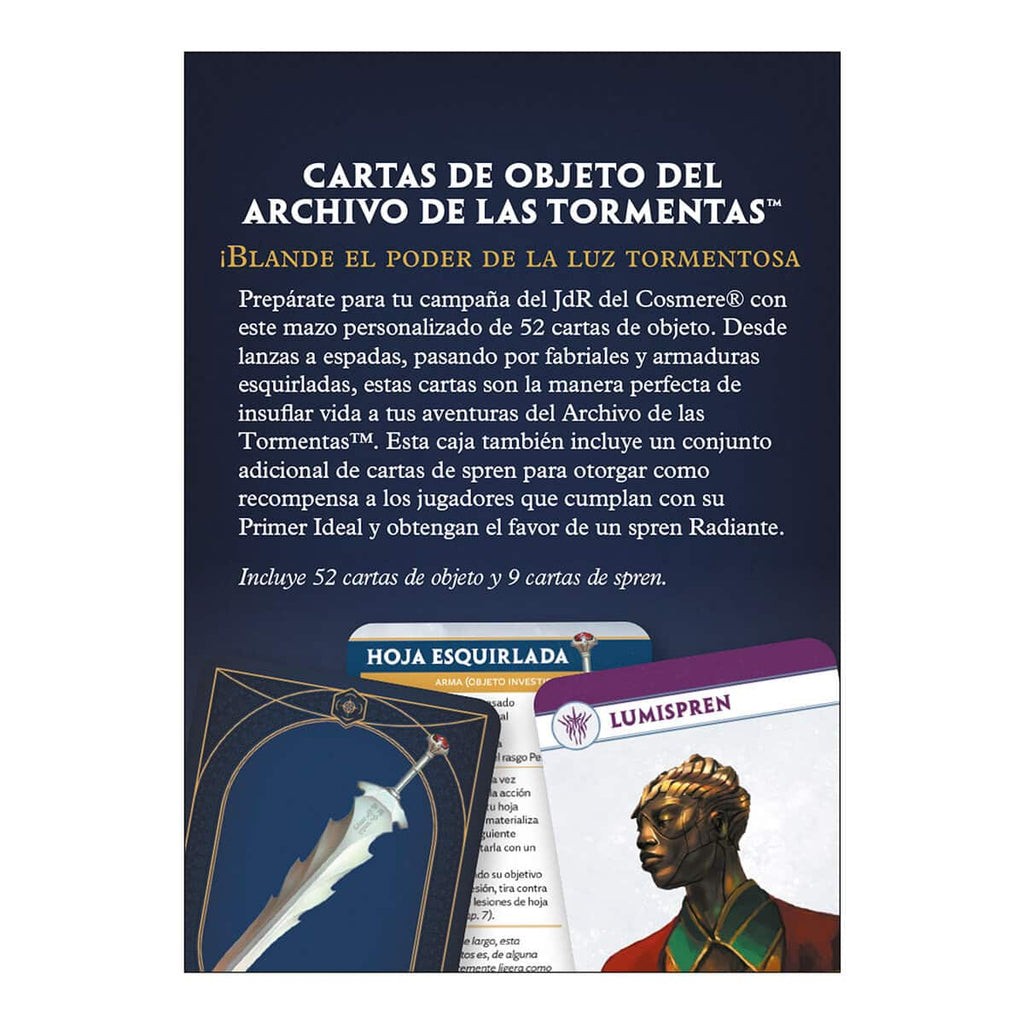 El Archivo de las Tormentas - Cartas de objeto