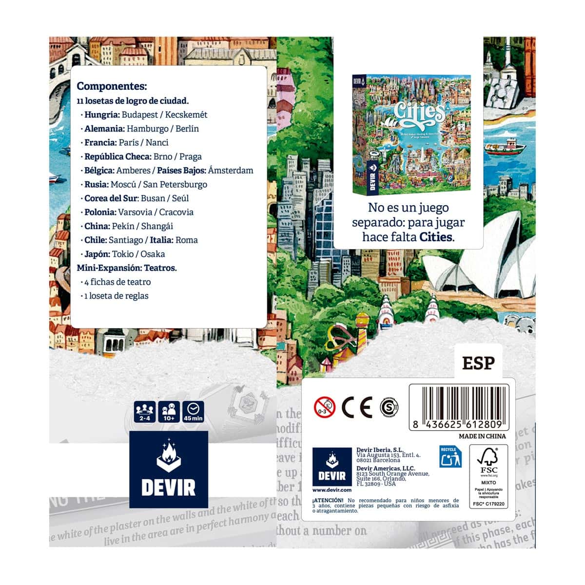 Cities: Expansion - Tableros de logros de ciudad + teatros