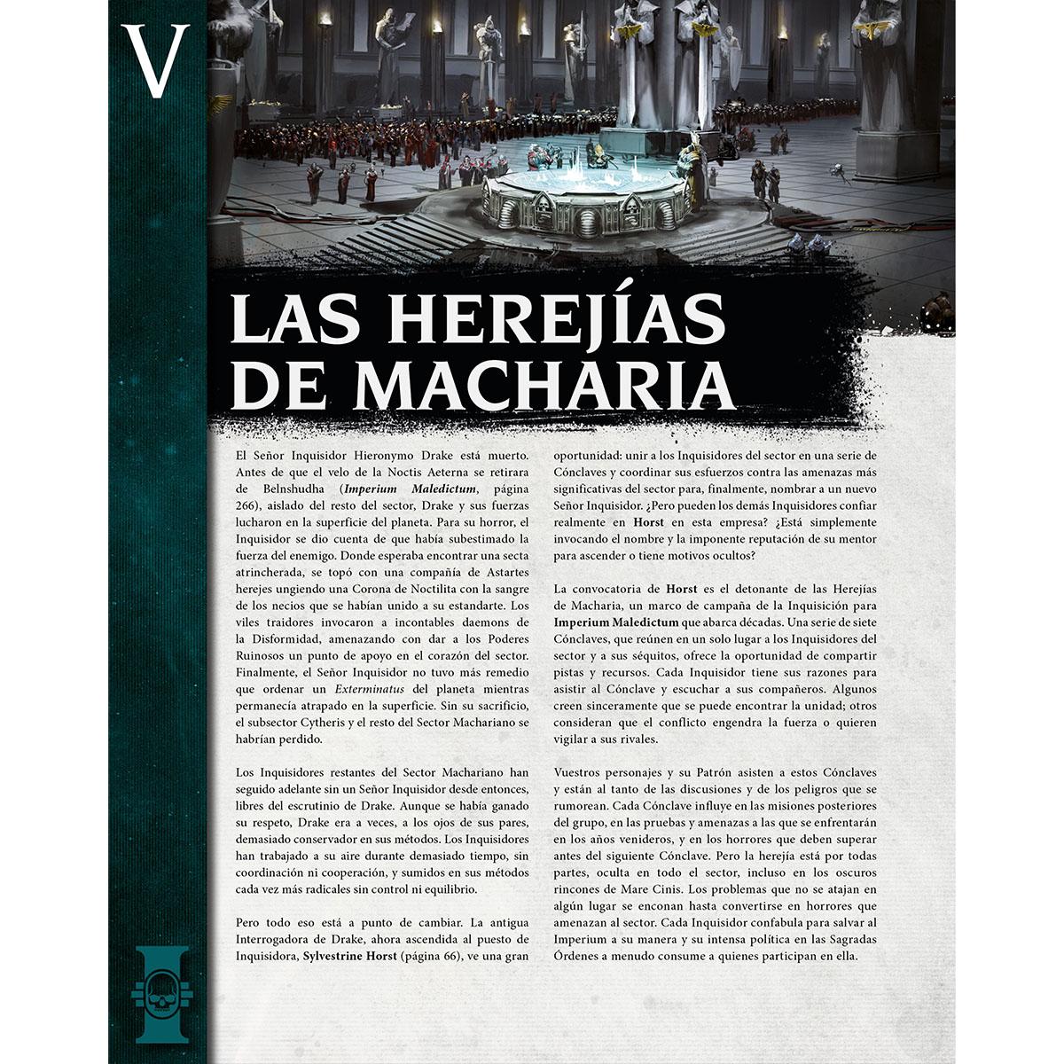 Warhammer 40,000 Imperium Maledictum - Guía de dirección de la Inquisición