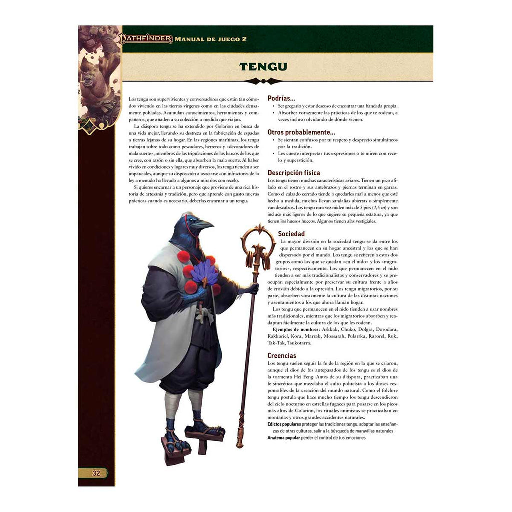 Pathfinder 2ª ed. - Manual de juego 2 - remaster