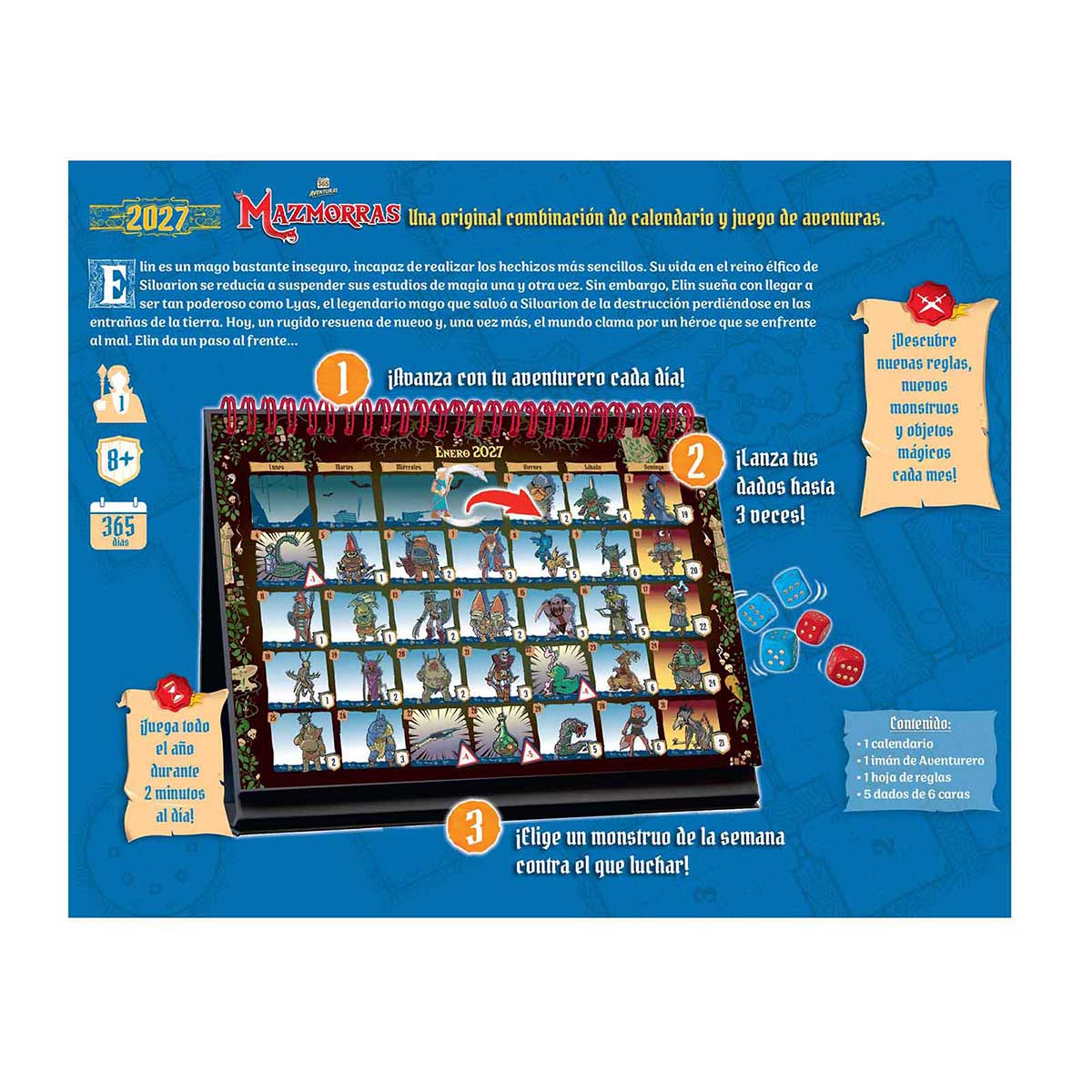 Calendario 365 Adventures Dungeon - 2027