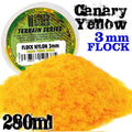 Cesped Electrostatico 3 mm - AMARILLO CANARIO - 280 ml