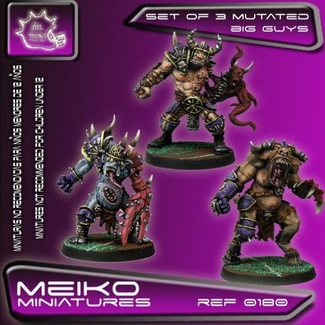 Conjunto de 3 Kaos Pact Big Guys