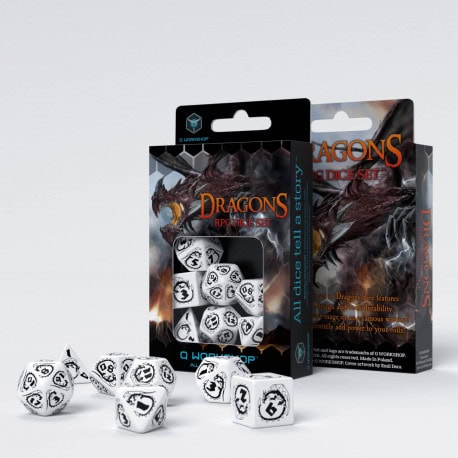 Dragons Dice Set: Opal