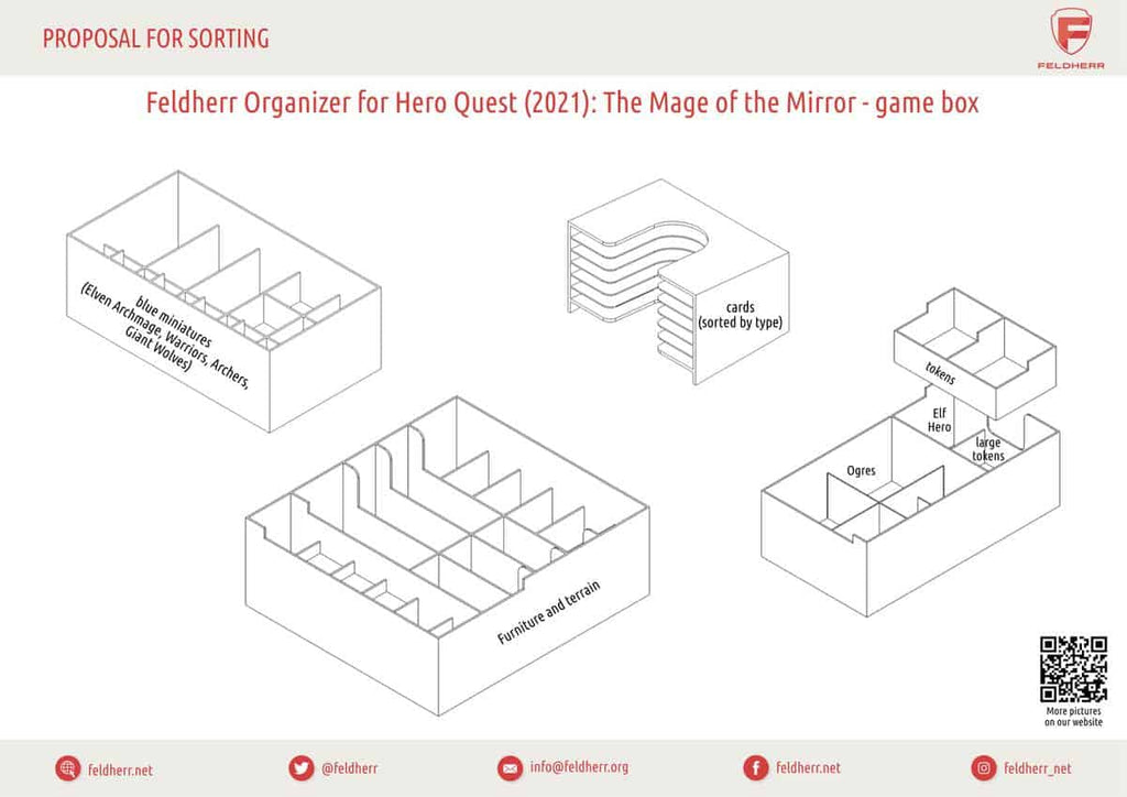 FELDHERR ORGANIZER FOR HEROQUEST (2021): THE MIRROR MAGICIAN