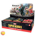 Caja de sobres de juego de Marvel Super Heroes (español)