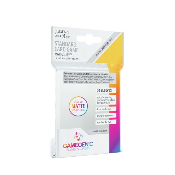 Matte Standard Card Game Sleeves 66x91mm (50)