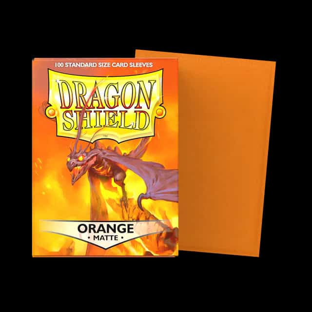 Orange - Matte Sleeves - Standard Size