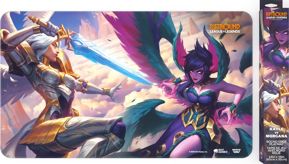Riftbound: Vendetta playmat Kayle & Morgana