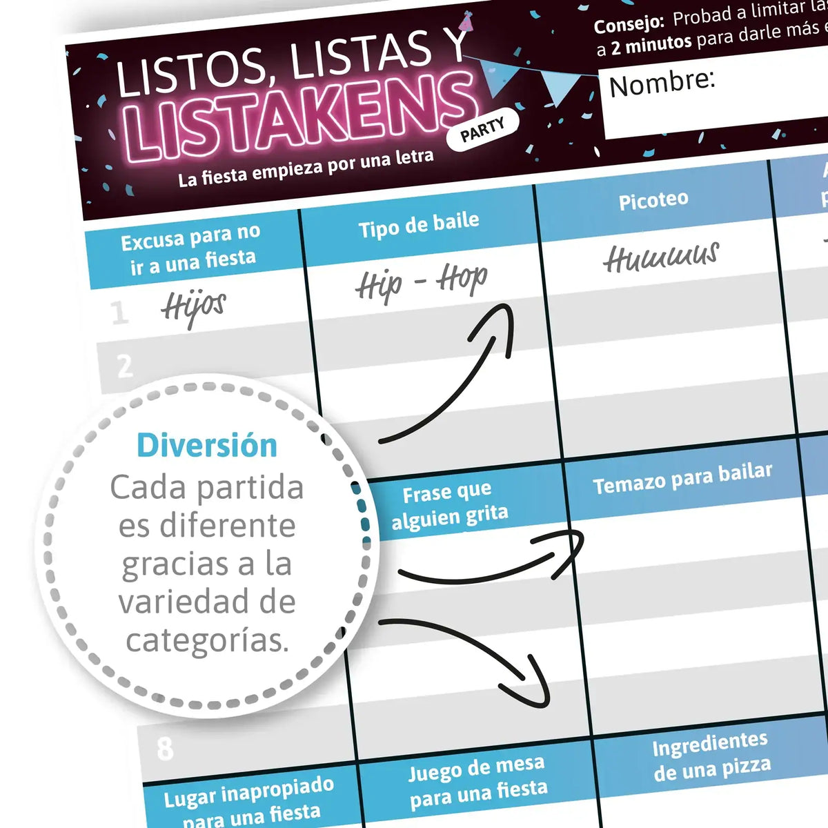 Listos, Listas y Listakens: Edición Clásica