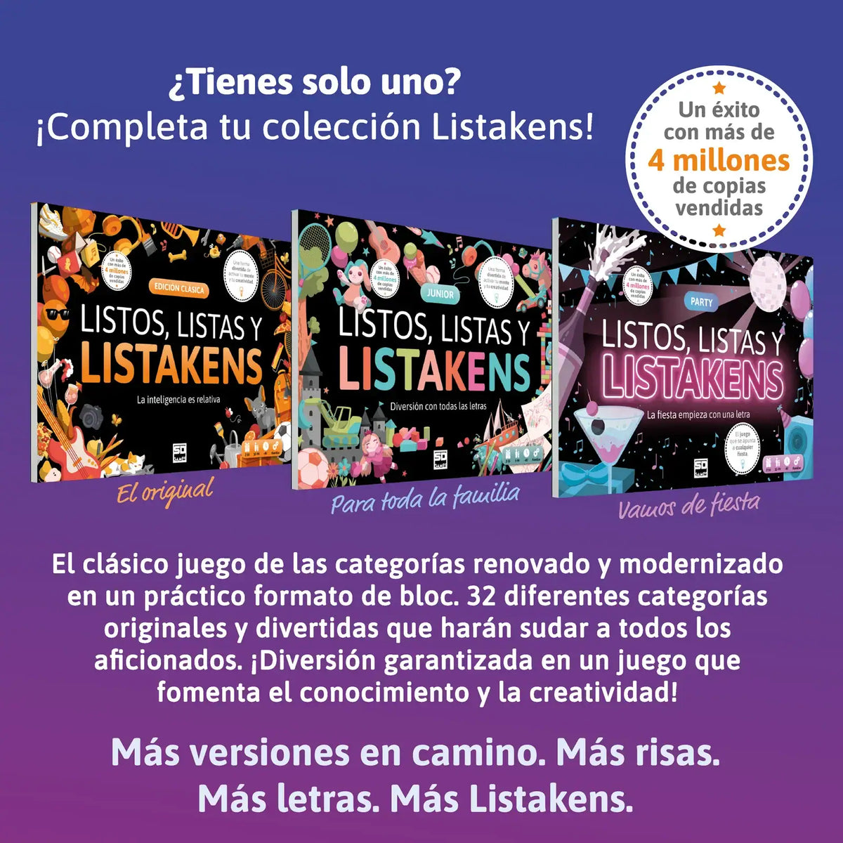 Listos, Listas y Listakens Party