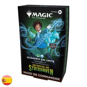 Mazo de Commander Secretos de Strixhaven Quándrix sin límite
