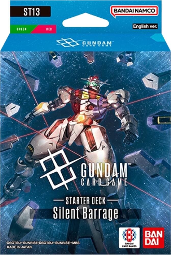 Gundam Card Game Starter Deck Display ST13 Silent Barrage