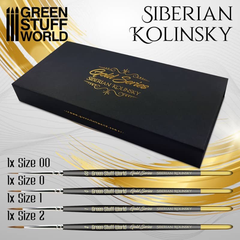 Set Pinceles Premium - GOLD SERIES
