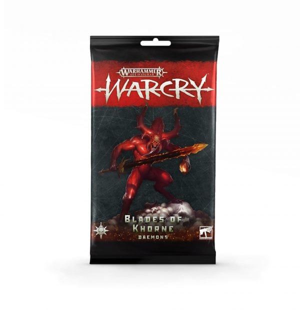 Warcry: cartas de Blades of Khorne Daemons