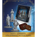 Theseus Scamander, Leta Lestrange, Nicolas Flamel (Castellano)