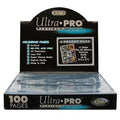 Hojas 9 Bolsillos Platinum Ultra Pro - Paquete De 100