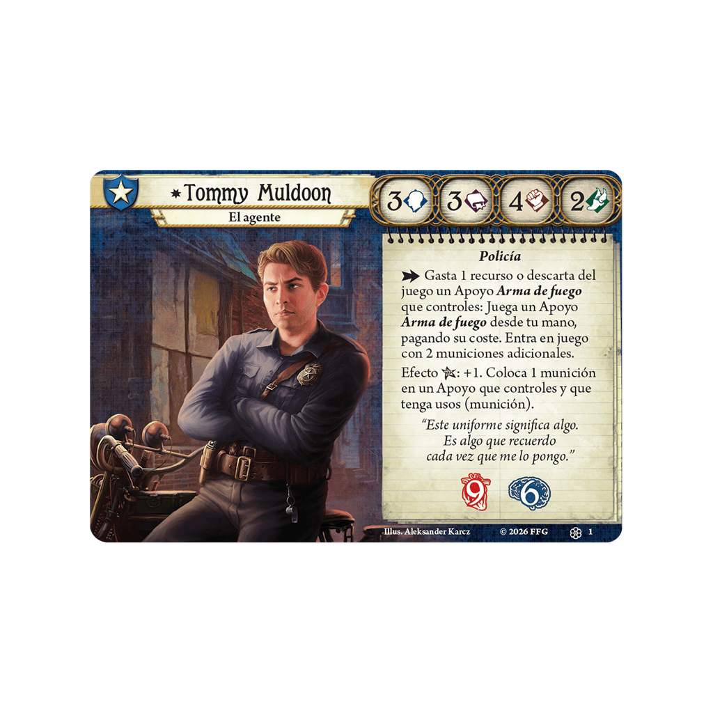 Tommy Muldoon Mazo de investigador