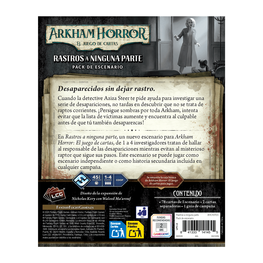 Rastros a ninguna parte pack de escenario
