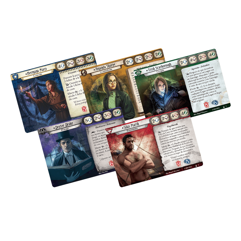 La conspiración de Innsmouth expansión investigadores