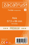 Fundas Zacatrus Asia Premium (57.5 mm x 89 mm) (55 uds)