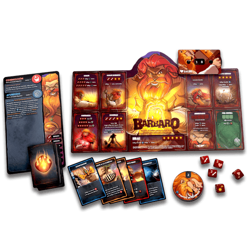 Bárbaro vs Elfa Lunar - Dice Throne