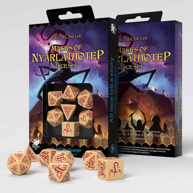 Call of Cthulhu Masks of Nyarlathotep Dice set