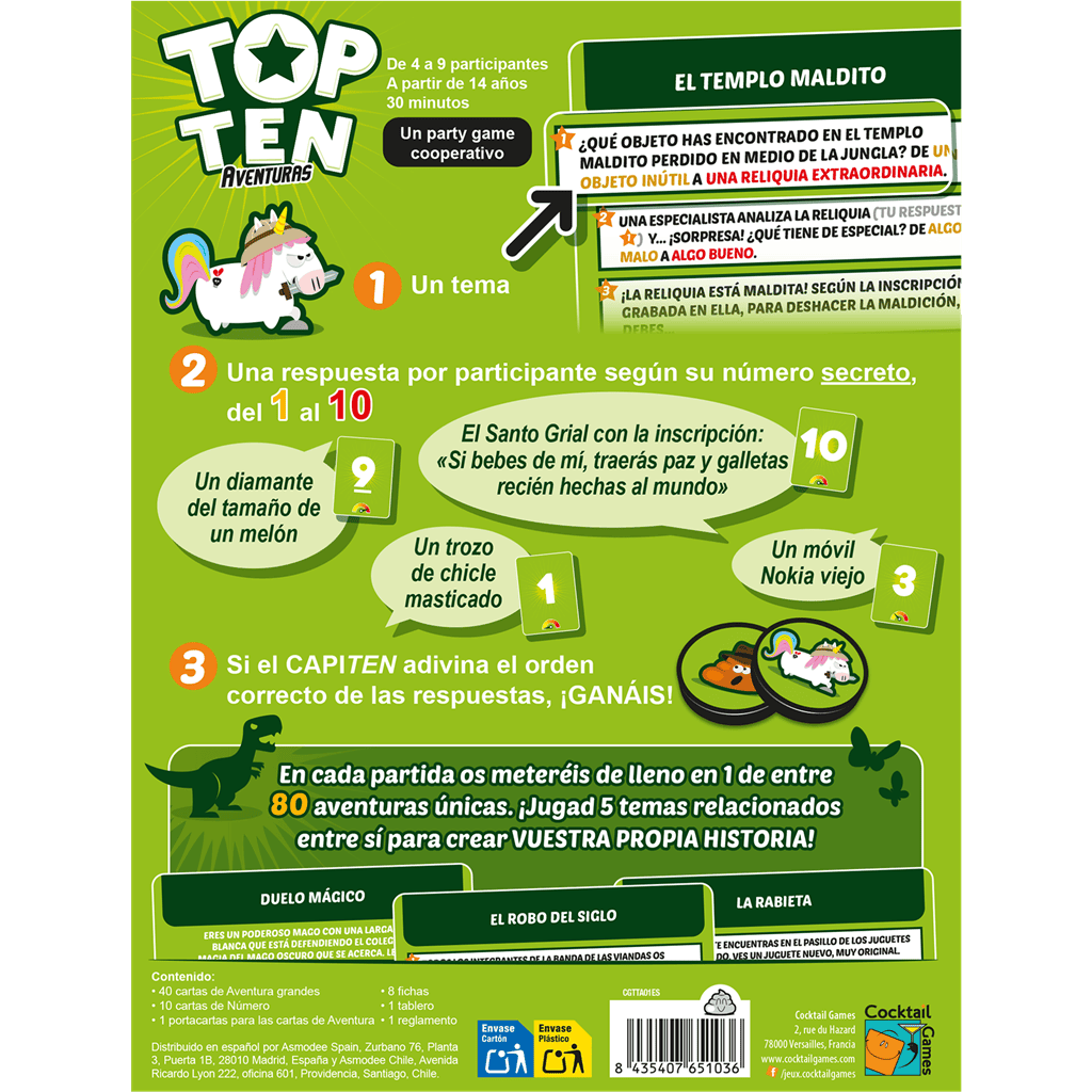 Top Ten Aventuras