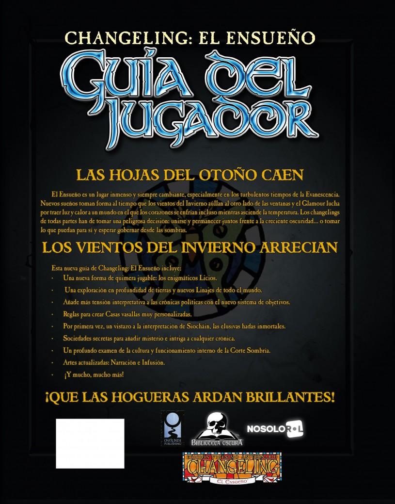Changeling: Guía del Jugador