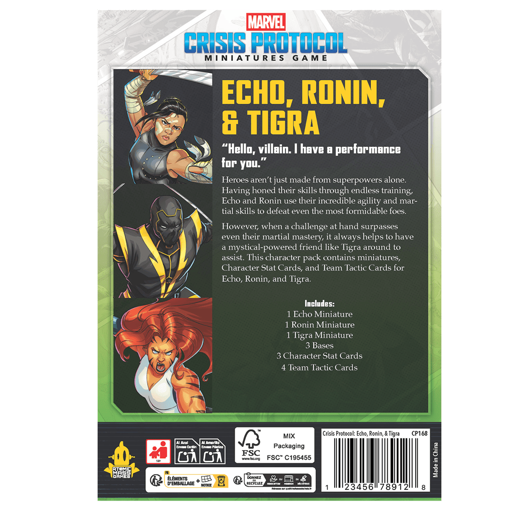 Echo, Ronin &amp; Tigra